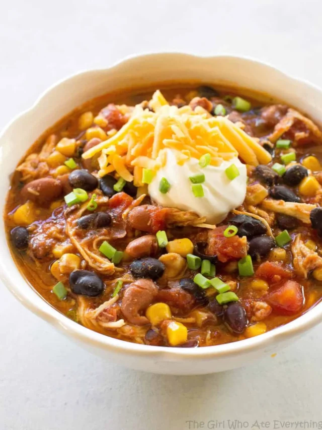 CHICKEN TACO SOUP RECIPE