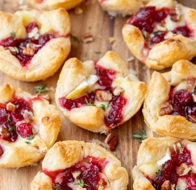 CRANBERRY BRIE BITES RECIPE