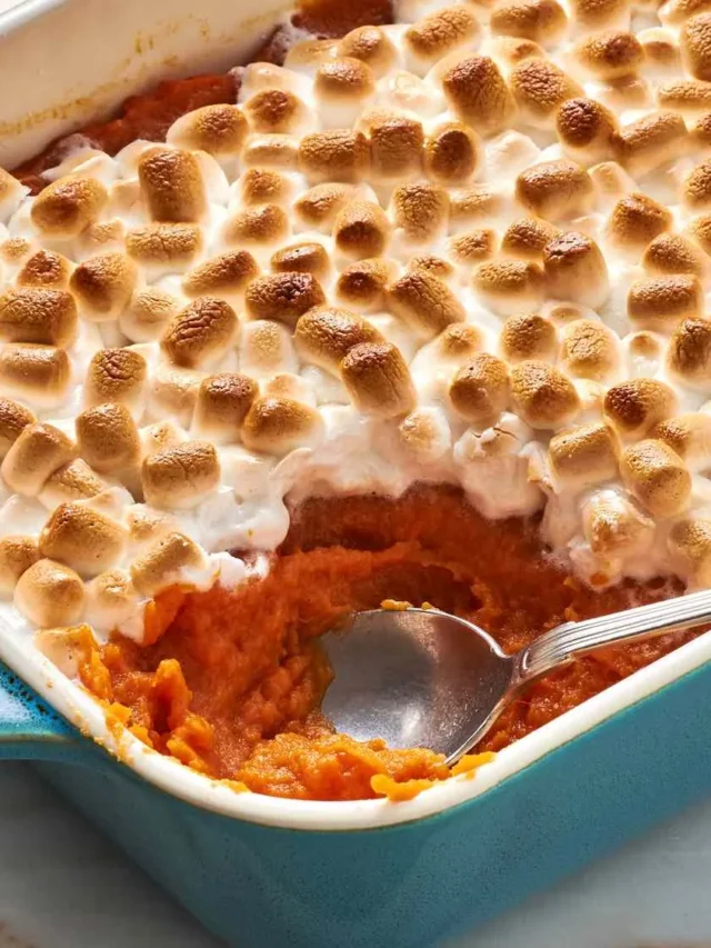 SWEET POTATO CASSEROLE WITH MARSHMALLOWS RECIPE