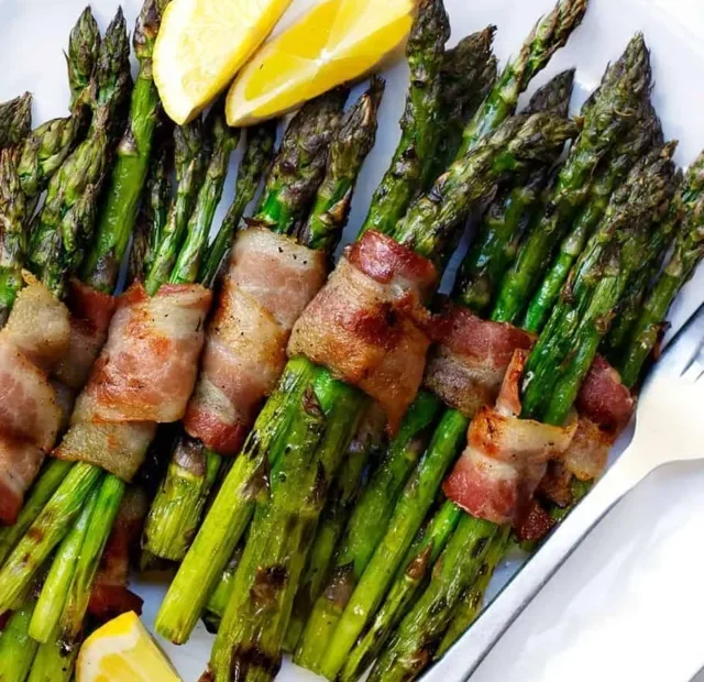 GRILLED BACON WRAPPED ASPARAGUS RECIPE