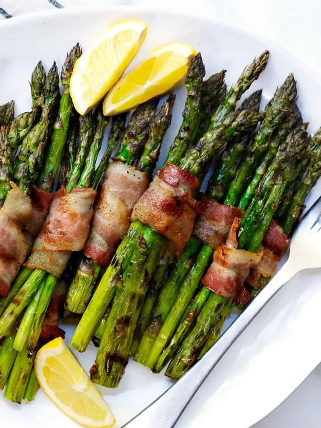 GRILLED BACON WRAPPED ASPARAGUS RECIPE