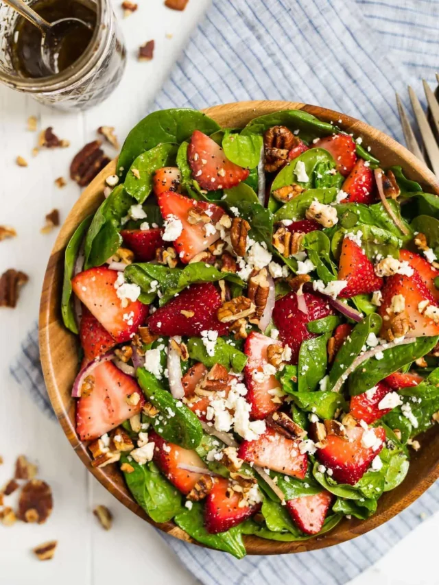 STRAWBERRY SPINACH SALAD RECIPE