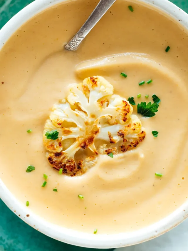 CAULIFLOWER SOUP RECIPE