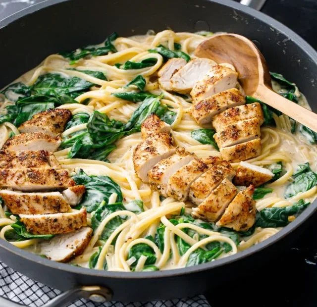 CHICKEN FLORENTINE PASTA RECIPE