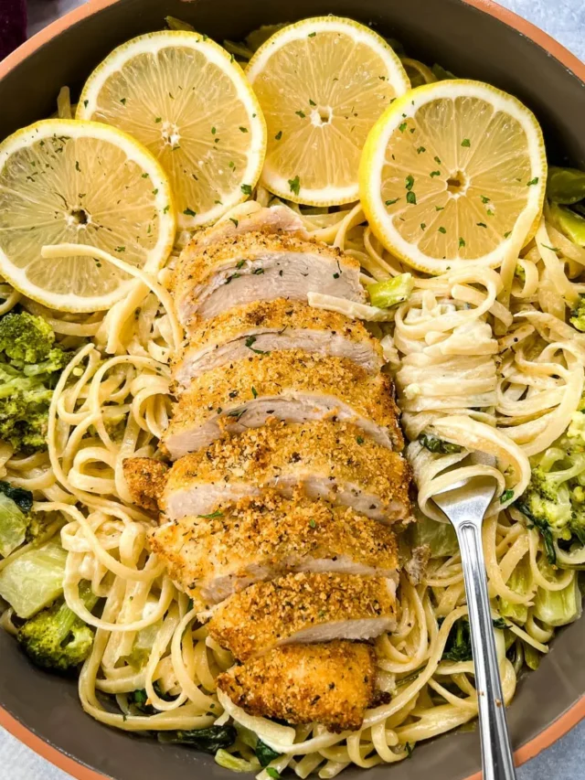 CREAMY LEMON CHICKEN PASTA RECIPE