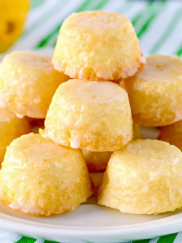 LEMON DROP MINI CAKES