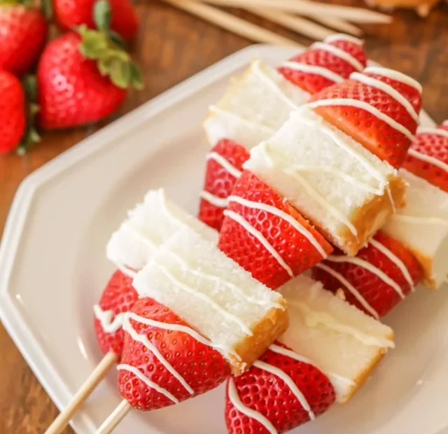 STRAWBERRY SHORTCAKE KABOBS RECIPE