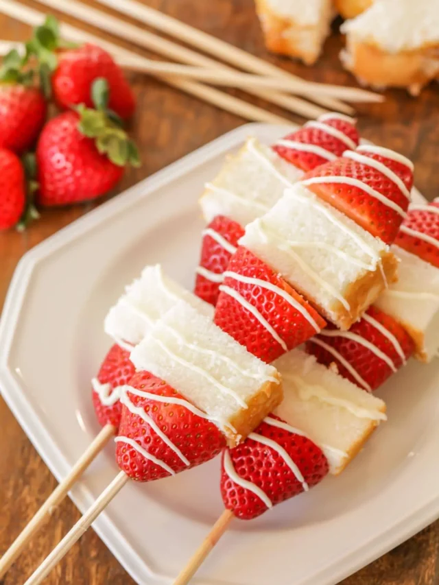 STRAWBERRY SHORTCAKE KABOBS RECIPE