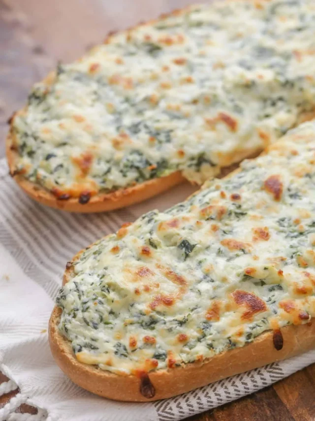 SPINACH ARTICHOKE BREAD RECIPE