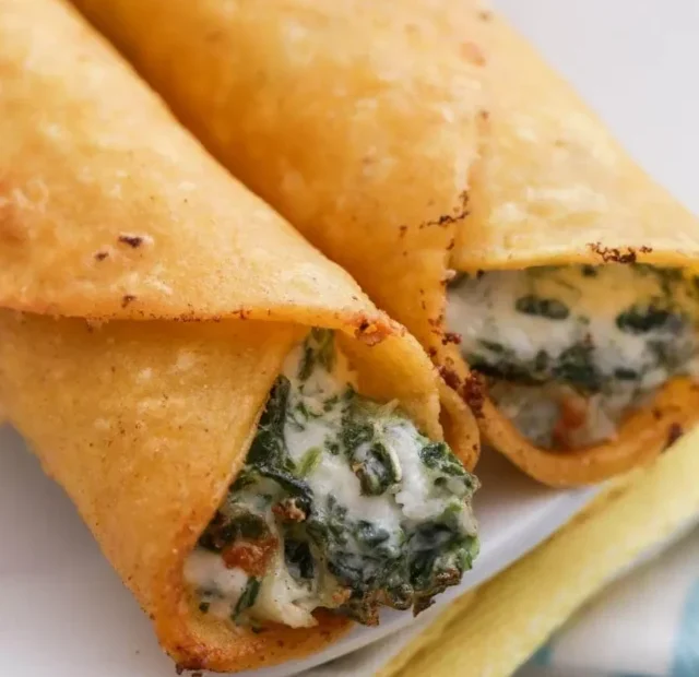 SPINACH AND ARTICHOKE TAQUITOS RECIPE