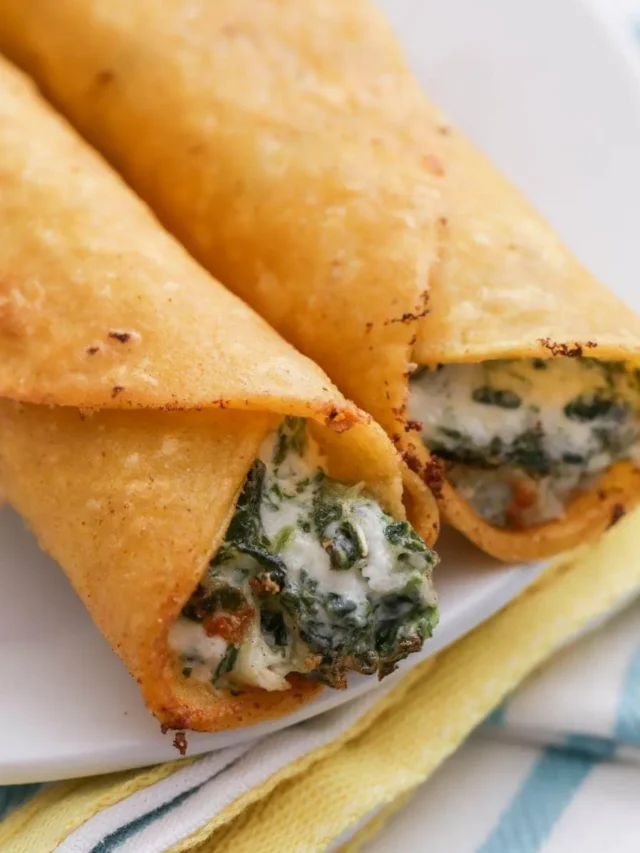 SPINACH AND ARTICHOKE TAQUITOS RECIPE